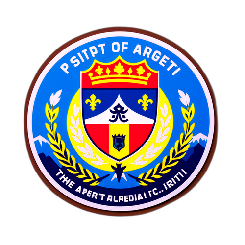 Un sticker dedicat echipei FC Argeș Pitești