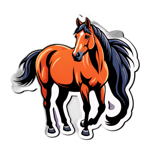 马的贴纸