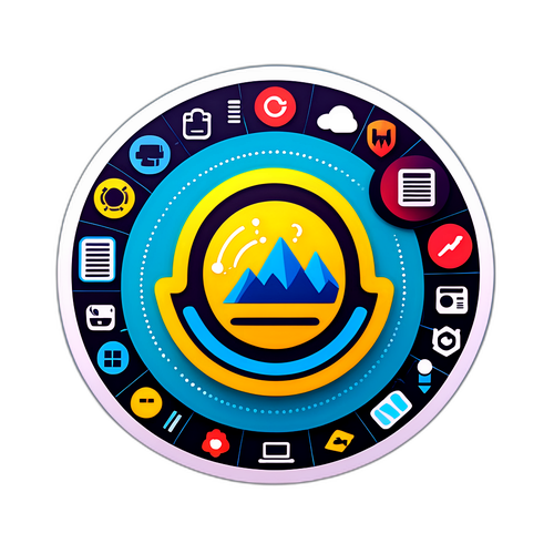 Стикер с логотипом Downdetector