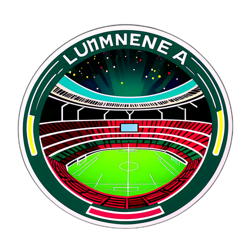 Fluminense Stadyumu Gece Manzarası Sticker