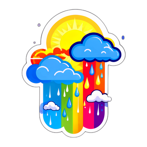 Sticker ng Prediksyon ng Panahon