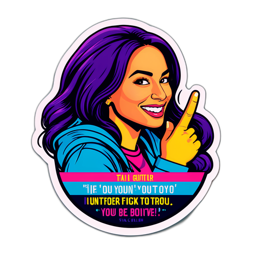 מדבקת מוטיבציה של טלי גוטליב