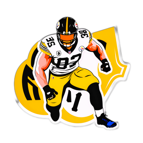 Pittsburgh Steelers TJ Watt Sticker