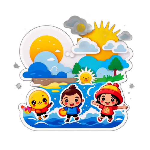 Sticker Cuaca Hari Ini