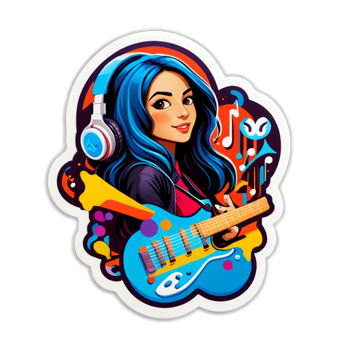 Melike Şahin Sanatı ve Müziği Stickerı