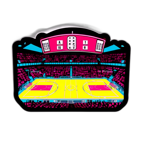 Groot Scorebord in een Sportarena