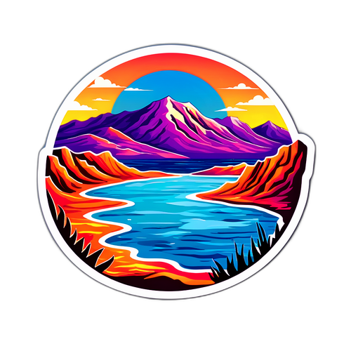 ים המלח במראה מסתורי