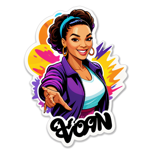 Unleash Your Spirit with Ava Kris Tyson's Energizing Sticker - A Creative Must-Have!