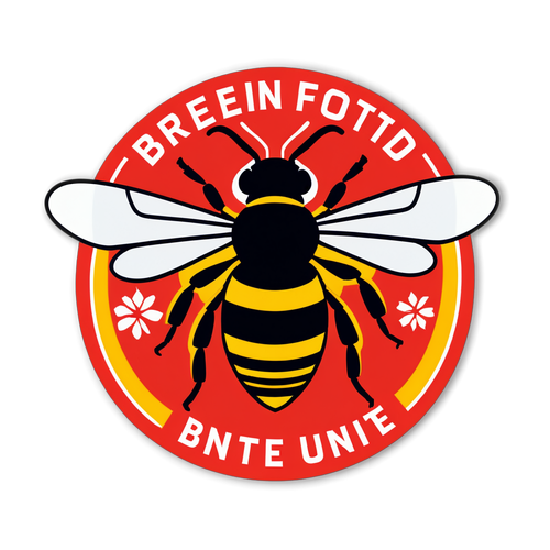 Reka Bentuk Stiker Menarik untuk Brentford: "Bees Unite!" dalam Konteks Moden!