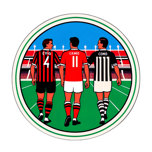Vintage Milan og Como Calcio Kamp