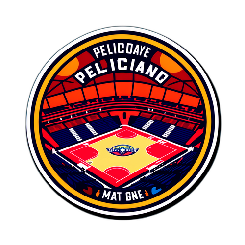 Heat vs. Pelicans Game-Day Sticker