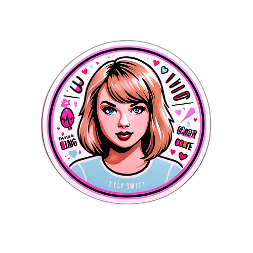 Sticker z motywem sklepu Taylor Swift