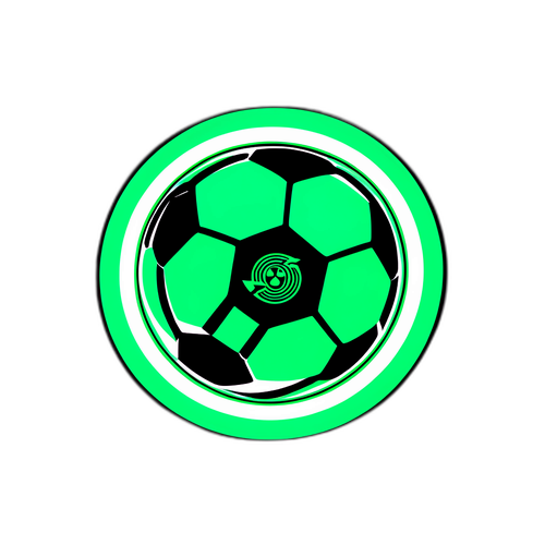 Dinamik Futbol Topu ile Neon Halka