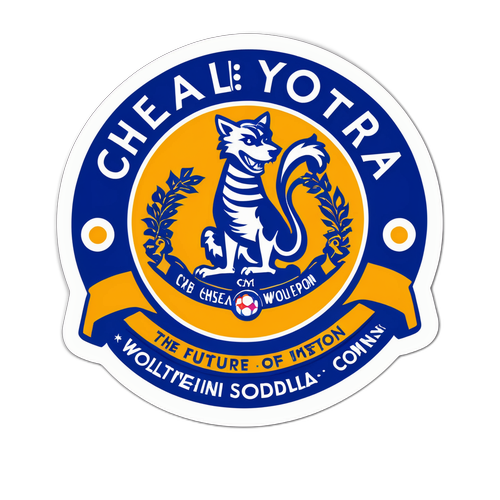 Chelsea ja Wolverhampton jalkapallofanien design - 'Kilpailun tulevaisuus'