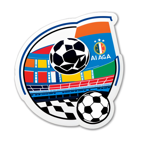 Descoperă Cele Mai Puternice Echipe din Serie A - Emoția Fotbalului într-un Sticker Unic!