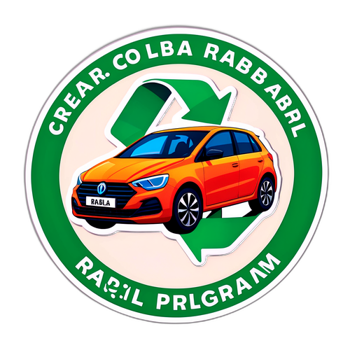 Sticker pentru programul Rabla