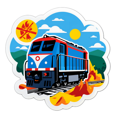 Adesivo Educativo sulla Sicurezza Ferroviaria