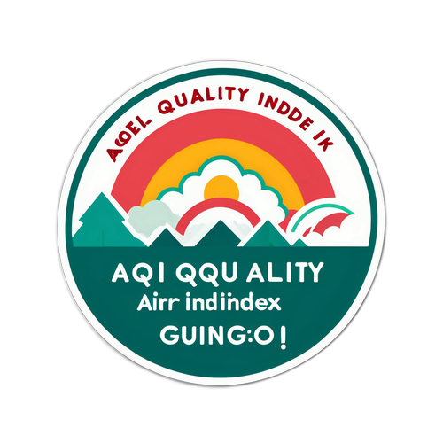 गुरुग्राम एयर क्वालिटी इंडेक्स स्टिकर