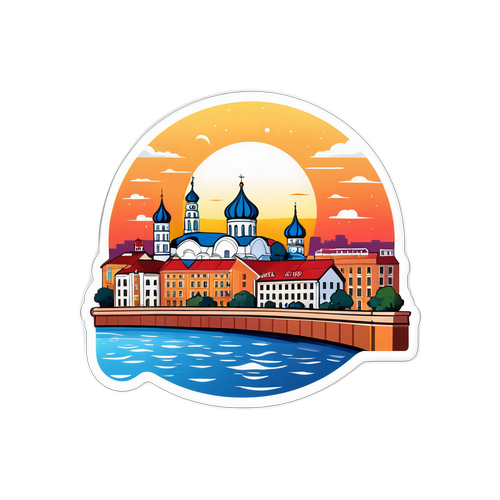 Красота Саратовa: Закат и Архитектура