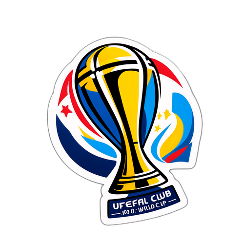 Künstlerische Hommage an den UEFA Club-Weltcup