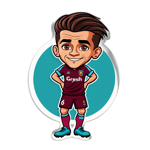 Eğlenceli Grealish Karikatürü