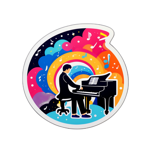 정동원의 꿈을 상징하는 스티커