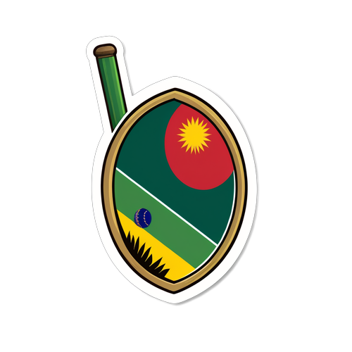 Pertarungan Sengit di Padang! Dapatkan Sticker Tema Kriket untuk Perlawanan Bangladesh vs Afghanistan Sekarang!