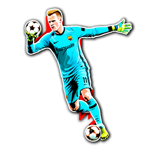 Goleiro Ter Stegen em Ação