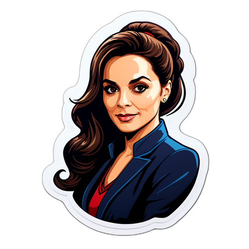 Sticker von Simone Thomalla mit dramatischem Filter