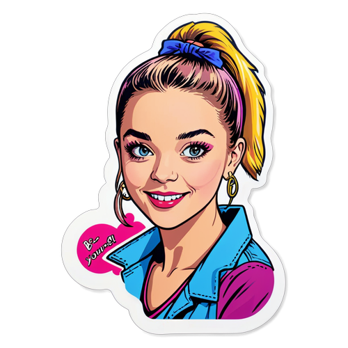 Sydney Sweeney Pop Art Sticker