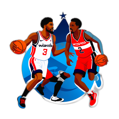 籃球賽場景：巫師隊對決馬刺隊