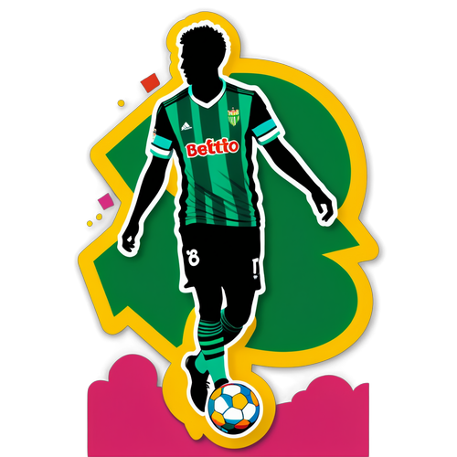 Betis Játékos Siluettja Inspiráló Üzenettel