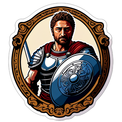 Gerard Butler jako starożytny wojownik