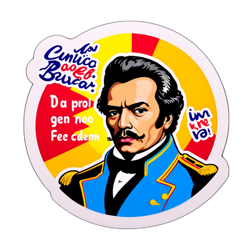 Sticker Inspirador de Simón Bolívar