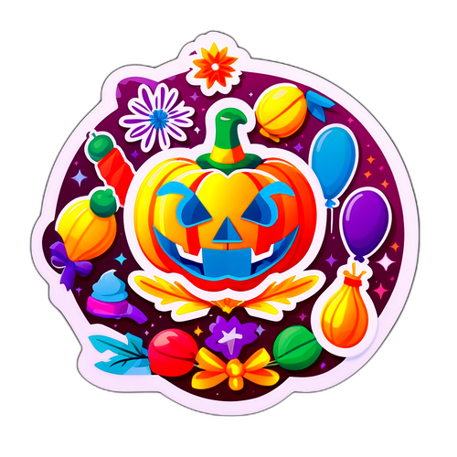 Stiker Perayaan Halloween 20 Oktober