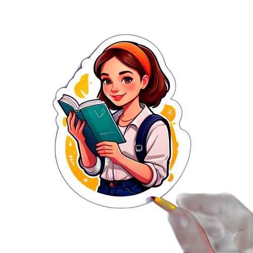 Samolepka s Martine Hudečkovou