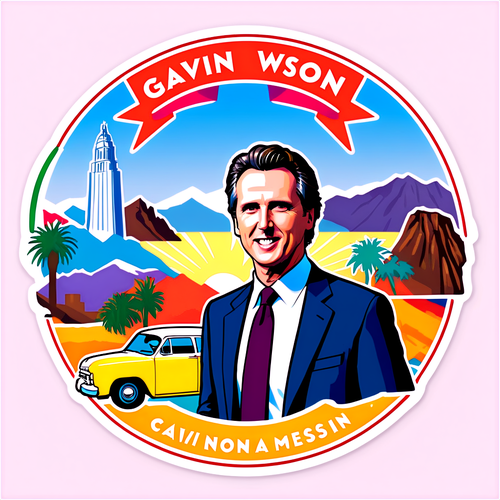 Kalifornian Yhtenäisyyden Symboli: Gavin Newsom ja Ikoniset Maamerkit Rynnistävät Tehoasi!