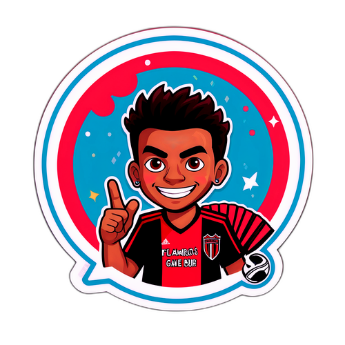 Sticker Divertido: Hoje Tem Jogo do Flamengo!