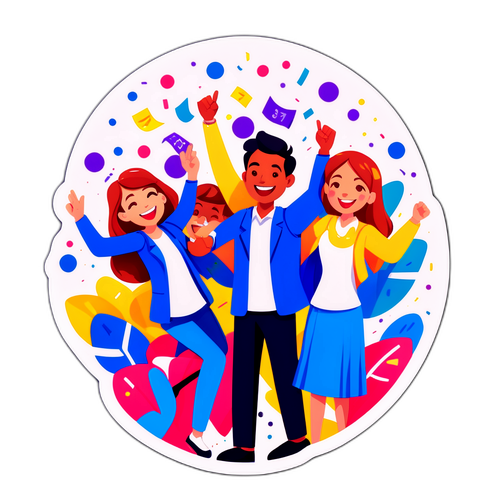 Terfi Kutlaması Stickerı