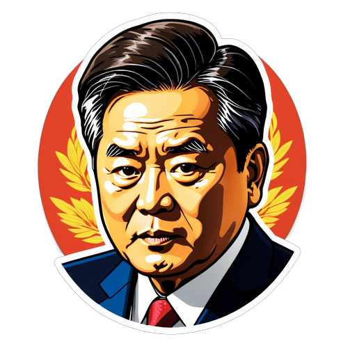 Sticker na May Temang Politikal: Yoon Suk Yeol at Impeachment