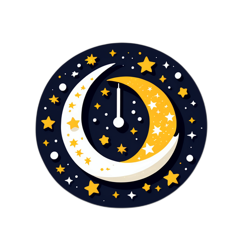 Stiker Bulan Sabit dan Bintang untuk Menyambut Ramadan 2026