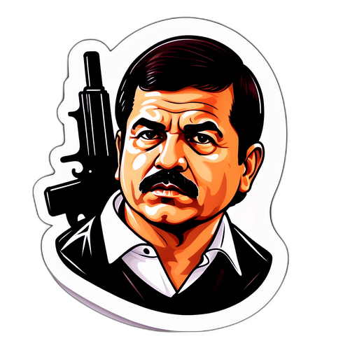 Sticker Estilizado de El Chapo