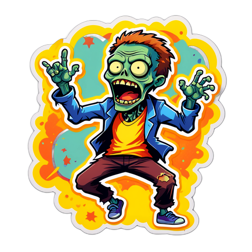 Zombie Dançarino Engraçado