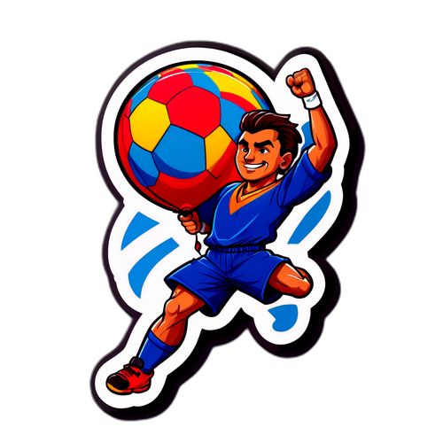 Autocolant cu Ciprian Deac