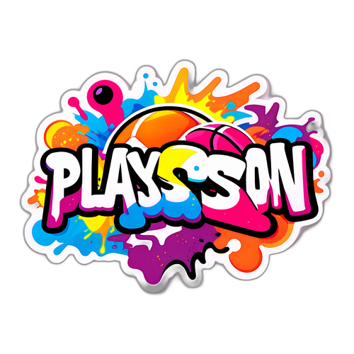 Fargerik Sport Sticker