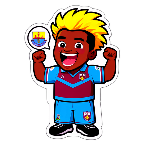 애스턴 빌라 응원 캐릭터 스티커
