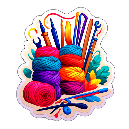 Disenyo ng Cozy Loom Sticker