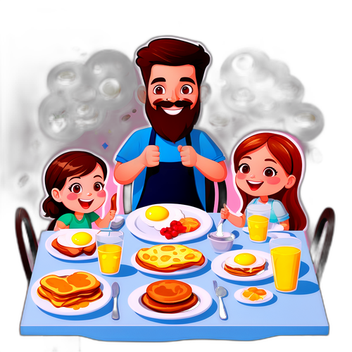 ラヴィットの朝食シーン