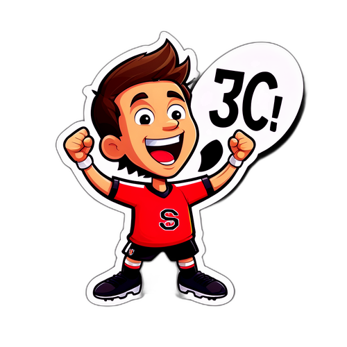 การออกแบบการ์ตูนแฟนฟุตบอลเชียร์