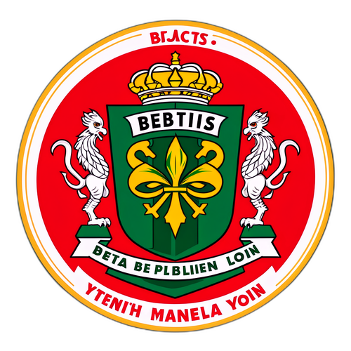 Návrh samolepky pro rivalitu mezi Betis a Lyonem